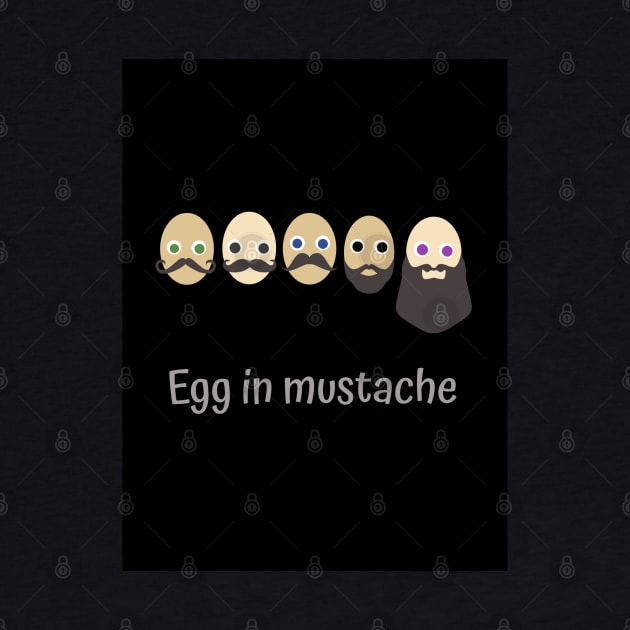 Egg in mustache by Prince